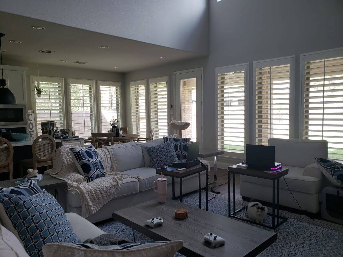 Custom plantation shutters by Shutters & Blinds of The Woodlands