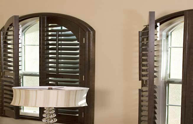 Wood shutters installed in Tomball TX by Shutters & Blinds of The Woodlands