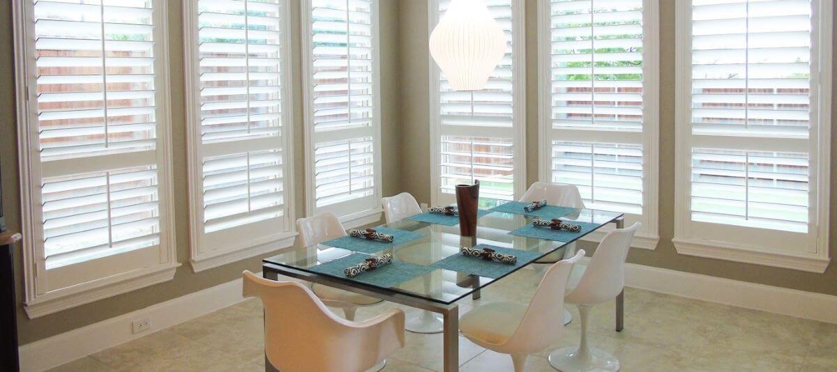 Custom wood shutters by Shutters & Blinds of The Woodlands